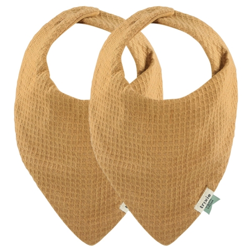 Trixie Bandana Slabbertjes set van 2 Cocoon Caramel