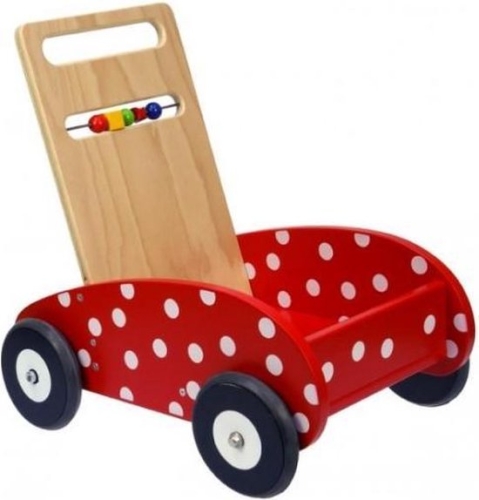 Dushi Houten Poppenwagen