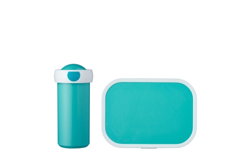 Mepal Schoolbeker en Lunchbox Campus Turquoise