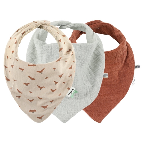 Trixie Bandana Slab 3-Pack mix Babbling Birds