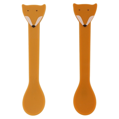 Trixie Siliconen Lepel set van 2 Mr. Fox